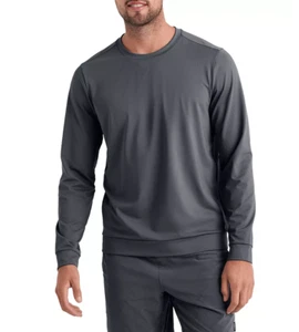 Rhone Essentials Long Sleeve Performance Tee Dark Gray Size S 2924 - Picture 1 of 1