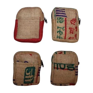 kompakte Umhängetasche Jutesack 2 Schultertasche - Bild 1 von 2