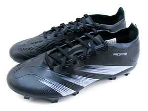 Adidas Predator 24 League Low FG Men's Football Boots US8.5 UK8 Black Like New - Picture 1 of 15