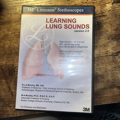 CD-ROM educativo 3M Littmann Introducción a los sonidos pulmonares versión 2.0 Foto 1 de 3