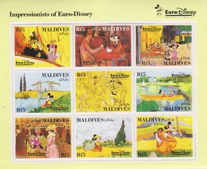 Walt Disney Maldivas MNH 6A - Imagen 1 de 1