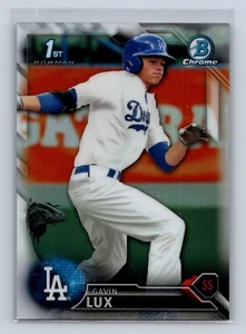 2016 Bowman Chrome Draft Gavin Lux 1. Bowman BDC-67 - Bild 1 von 8