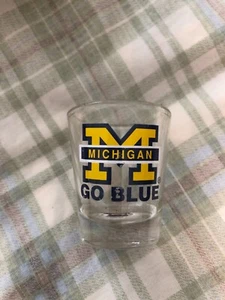 Schnapsglas ~ Michigan Go blau ~ 2,25" x 2" - Bild 1 von 1