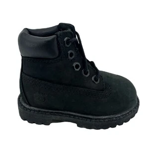Timberland Premium 6 Inch Waterproof Black Nubuck Toddler Outdoor Boots 12807 - Bild 1 von 6