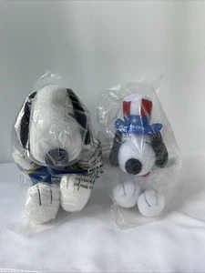 Vintage Met Life Snoopy Mini Plüsch Puppen Baseball & College Jacke Edition - Bild 1 von 5