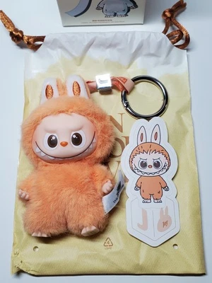 100% AUTHENTIC! Mini Labubu "J" ORANGE LETTER Pin For Love PENDANT POP MART!🔥E1 - Image 1 of 4