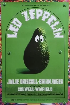 Led ZePPeLin JuLie DriScoLL BG 170-4 BiLL Graham FiLLmore West PoSter - Image 1 of 4