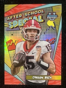 2024 Bowman U Chrome After School Special Carson Beck SSP Case Hit Georgia - Bild 1 von 2