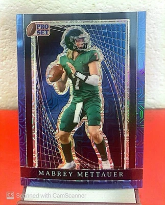 2024 Leaf Pro Set Metal Blue MOJO #91 Mabrey Mettauer /7 - Image 1 of 2