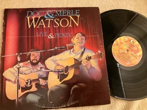 Doc & Merle Watson - Live & Pickin’ (Live) (M-) - Imagen 1 de 3