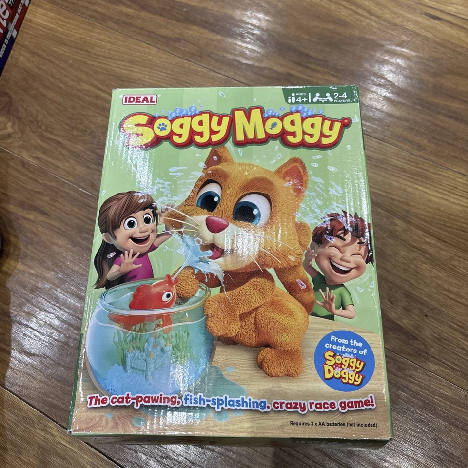 Soggy Moggy Kids Board Game Fun Cat Theme Game 4+ - Image 1 of 1