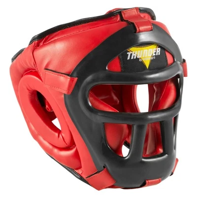 ProForce Thunder Vinyl Head Guard w/ Face Shield - Image 1 of 3