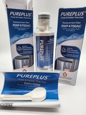 Pureplus RWF4700AC Replacement Refrigerator Water Filter Pack of 2 - Image 1 of 4
