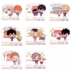 Juego de paneles de soporte acrílico de personajes de Haikyu Sanrio 8 piezas anime de voleibol - Imagen 1 de 1