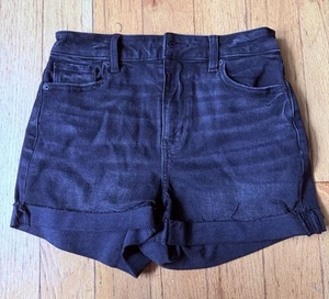 American Eagle Black Stretch Women’s Shorts US Size 0 Summer Season Outfit - Picture 1 of 4