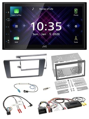 JVC DAB 2DIN Lenkrad Bluetooth USB Autoradio für Skoda Octavia 09-13 Scout aktiv - Bild 1 von 4