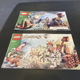 Lego Castle Kingdom Fantasy Era 7040 7091 Manuals Only Lot 06 No Bricks Or Parts