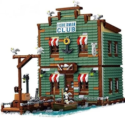 Harbortown Fisherman Club Building Blocks Set | General Jim’s Toys & Bricks | - Image 1 of 4