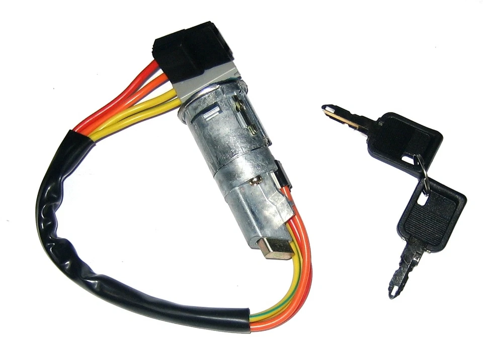 Antivol de Direction avec jeu de Clés à 4 Fils pour Renault 11 4 Express Pick-up - Photo 1/1