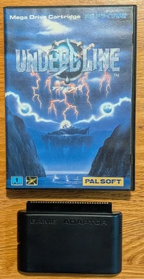 Undead Line Mega Drive Japan Palsoft - With Adapter for Genesis ... TESTED  - Image 1 of 4