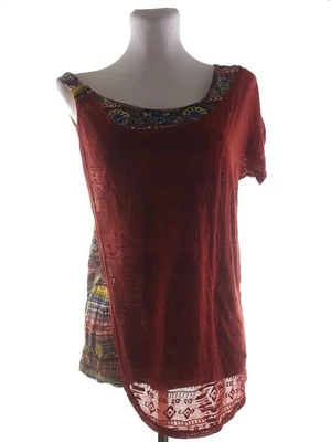 💚 COLINE Bluse für Damen Bunt M Ärmellos Baumwolle 100% Runder Ausschnitt 💚 - Bild 1 von 4