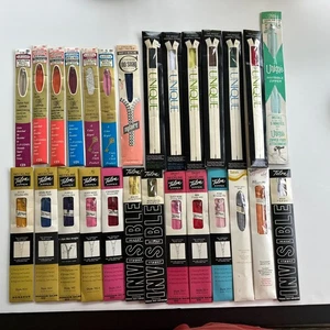 27 Vintage Sewing Replacement Zippers Talon Unique J. & P. Coats Conmar New NOS - Picture 1 of 9