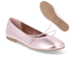 No Boundaries Women's SIZE 10 Bow Mary Jane Ballet Flats color PINK NEW - Picture 1 of 11