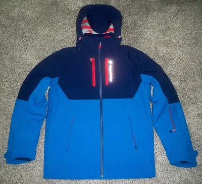 RARE NWT Men's VINEYARD VINES Performance 3-in-1 Hooded Jacket XS BLUE BLOCK - Image 1 of 4