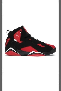 Size 10us - Jordan True Flight Black University Red - Picture 1 of 6