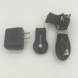 Google Chrome Chromecast Model H2G2-42 1st Gen HDMI Streaming Media Player - Picture 1 of 6
