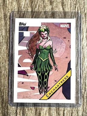 2025 TOPPS MARVEL CHROME RARE ENCHANTRESS PROMO SP INSERT 616 FRESH #M-12 - Image 1 of 2