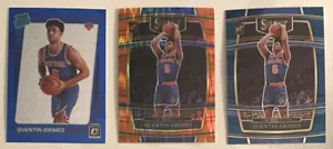 Novatos de Quentin Grimes - Velocidad Azul Óptica, Base Selecta y Prizm Naranja - Imagen 1 de 2