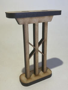 4x 110mm High Level Piers. OO/HO Gauge Railway Bridge Supports. - Picture 1 of 2