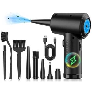 Electric Compressed Air Duster for Computers 50000RPM Powerful Air Duster for PC - Afbeelding 1 van 10