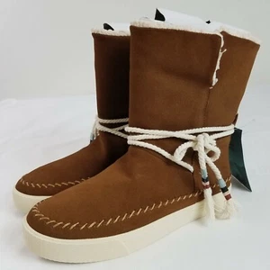 NUEVAS BOTAS DE MUJER TOMS TALLA 8.5 M VISTA INVIERNO - ÁMBAR OSCURO - Imagen 1 de 8