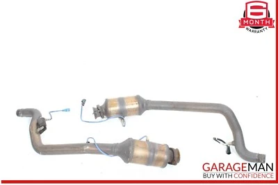 13-15 Jaguar XF 3.0L RWD Left & Right Side Exhaust Downpipe Set of 2 Pc OEM - Image 1 of 4
