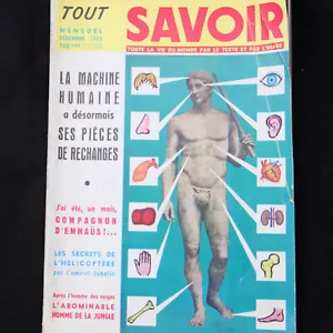 TOUT SAVOIR DECEMBRE 1956 "LA MACHINE HUMAINE" N°43 - Bild 1 von 1