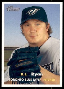 2006 TOPPS HERITAGE ROBERT RYAN TORONTO BLUE JAYS #168