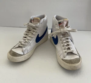 Nike Blazer Mid '77 Blanco/Game Royal (CZ1055 1240) Talla 6.5 Mujer - Imagen 1 de 10