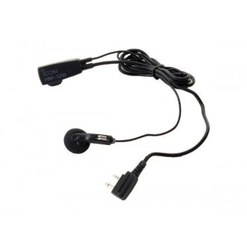 Icom earpiece PTT headset HM-128L F3001 F4001 F3011 F4011 F24 F14 F4021S - Image 1 of 1