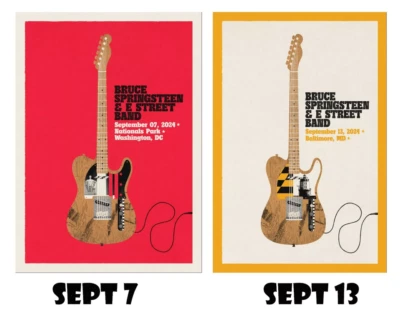 HOME DECOR Poster!! Pittsburgh August Bruce Springsteen And E Street World Tour 2024