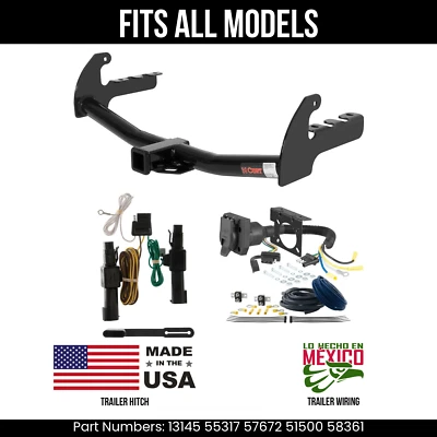 适用于 87 - 94 道奇 Dakota 拖车挂接 + 7 针线束适合所有型号 Curt — 第 1/4 张图片