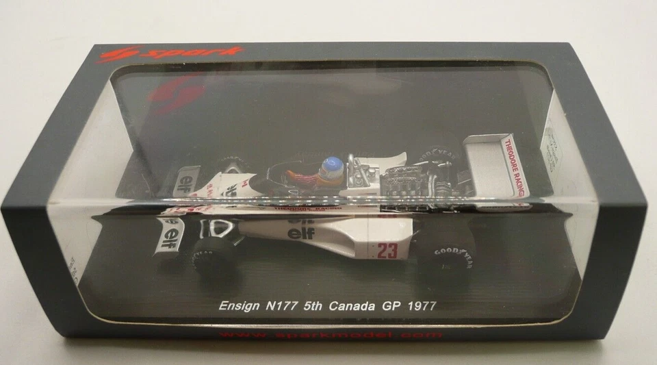 SPARK - PATRICK TAMBAY - ENSIGN N177 - 5TH CANADA GP 1977 - 1:43 - S3954 - Image 1 of 1