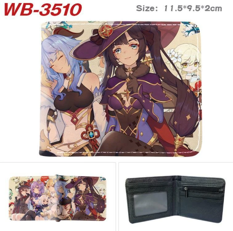 Genshin Impact Game Manga PU Geldbörse Geldbeutel Wallet 11.5x9.5x2cm - Bild 1 von 1
