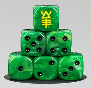 Scorpions Dice Set – Custom Resin D6 for Wargames, RPG & Tabletop Gaming - Picture 1 of 4