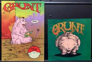 COMIC BOOKS - Grunt Records Promo Comics #1 (1972) & #2 (1973) Greg Irons VG - Picture 1 of 2