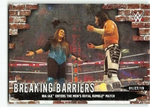 Topps WWE 2020 División Femenina Breaking Barriers BB-9 Nia Jax Royal Rumble - Imagen 1 de 2