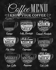 Coffee Love Quotes High Quality 100% cotton Canvas wall arts home decor canvas - Picture 1 of 1
