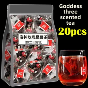 100% Premium Dried Hibiscus Flowers Rose Mulberry Tea Energy Tea Relieve Fatigue - Picture 1 of 7