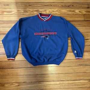 Vintage NFL Apparel New England Patriots  Crewneck Sweater Men’s XL Blue